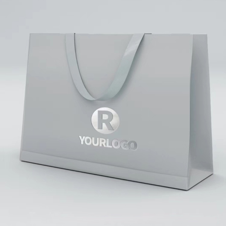 Luxury laminated gift paper bags  Custom made  with Logo printed