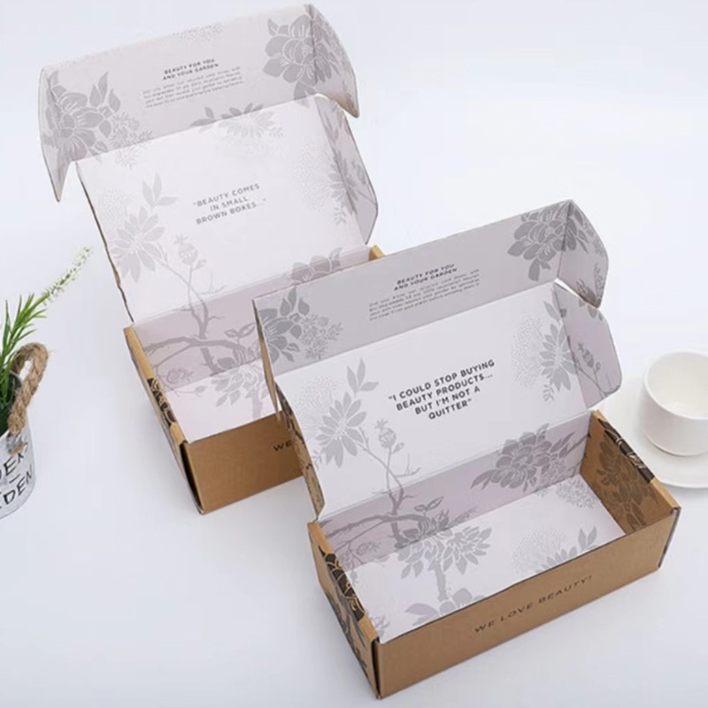 Bespoke Double Sided Corrugated Paper Mailer Box Printing