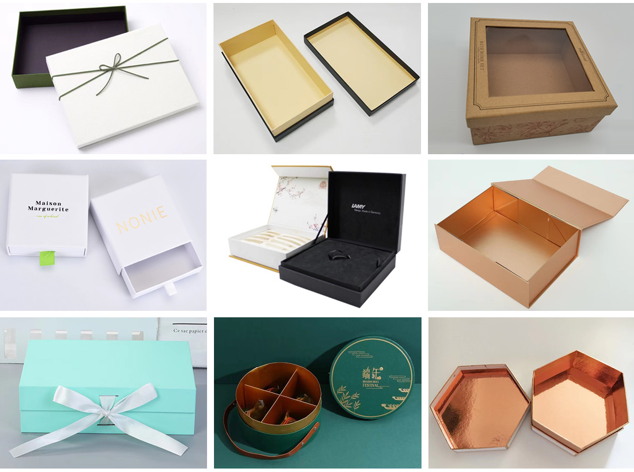 Foil Stamped Kraft Paper Packaging Box