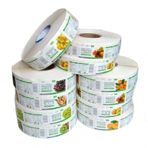 Printing Factory Custom Food Packaging Adhesive Sticker Labels