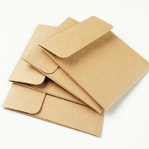 Custom Brown Kraft Paper Envelope For CD Packaging