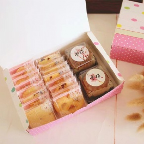 Custom Design Cookie Biscuits Packaging Storage Paper Boxes