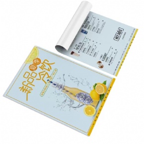 Custom Design Restaurant Food Card Menu Printing