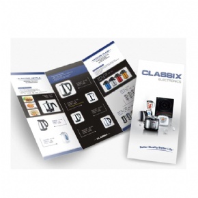 Factory Custom Tri Fold Brochure Printing