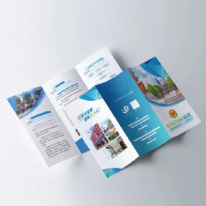 Factory Custom Tri Fold Brochure Printing