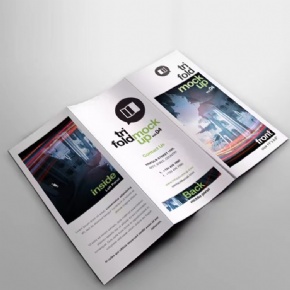 Factory Custom Tri Fold Brochure Printing