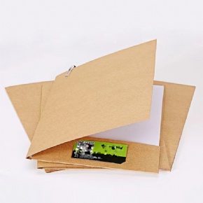 Wholesale Custom Brown Kraft Paper File Holder Envelope