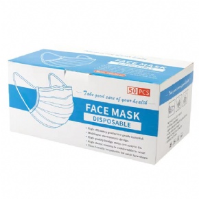 Manufacturer Custom Logo Design Printed Face Mask Boxes